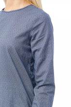 Blue Cotton Women Blouse Bagutta