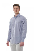 Gray Cotton Men Shirt Bagutta