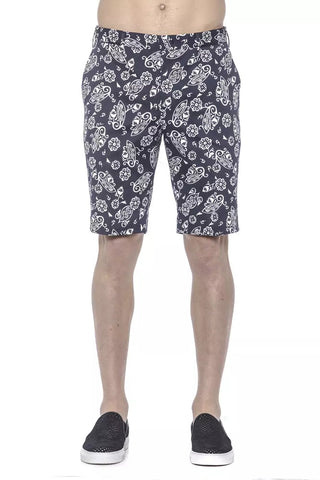 Blue Cotton Men Bermuda Short PT Torino
