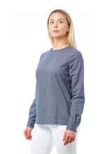 Blue Cotton Women Blouse Bagutta