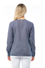 Blue Cotton Women Blouse Bagutta