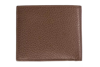 Brown Leather Men Wallet Trussardi