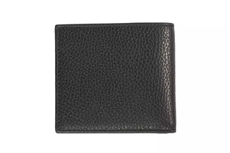 Black Leather Men's Wallet Trussardi