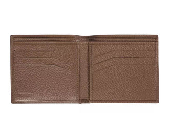 Brown Leather Men Wallet Trussardi