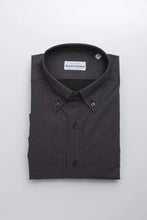 Black Cotton Men's Shirt Robert Friedman