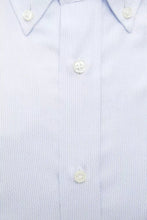Light Blue Cotton Men Shirt Robert Friedman