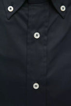 Black Cotton Men Shirt Robert Friedman