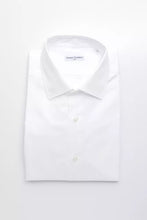 White Cotton Men's Shirt Robert Friedman