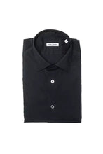 Black Cotton Men's Shirt Robert Friedman