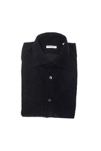 Black Cotton Men Shirt Robert Friedman