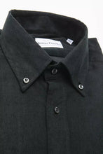 Black Cotton Men's Shirt Robert Friedman