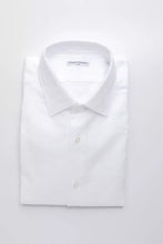 White Cotton Men's Shirt Robert Friedman