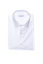 White Cotton Men Shirt Robert Friedman