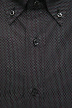 Black Cotton Men's Shirt Robert Friedman