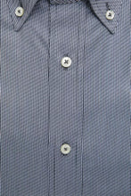 Blue Cotton Men's Shirt Robert Friedman