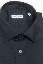 Black Cotton Men's Shirt Robert Friedman