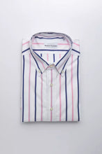 White Cotton Men Shirt Robert Friedman