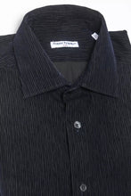 Black Cotton Men Shirt Robert Friedman