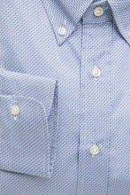 Light Blue Cotton Men Shirt Robert Friedman