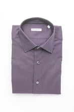 Burgundy Cotton Men Shirt Robert Friedman
