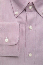 Red Cotton Men Shirt Robert Friedman