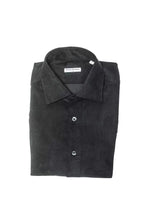 Black Cotton Men Shirt Robert Friedman