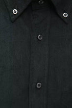 Black Cotton Men's Shirt Robert Friedman