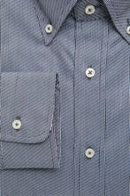 Blue Cotton Men's Shirt Robert Friedman