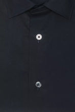 Black Cotton Men's Shirt Robert Friedman