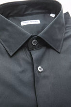 Black Cotton Men Shirt Robert Friedman