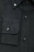 Black Cotton Men's Shirt Robert Friedman