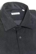 Black Cotton Men Shirt Robert Friedman