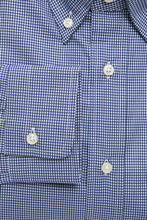 Blue Cotton Men Shirt Robert Friedman