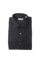 Black Cotton Men Shirt Robert Friedman
