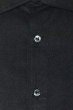 Black Cotton Men Shirt Robert Friedman