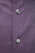 Burgundy Cotton Men Shirt Robert Friedman