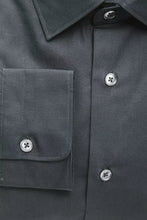 Black Cotton Men Shirt Robert Friedman