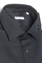 Black Cotton Men Shirt Robert Friedman