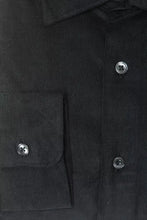Black Cotton Men Shirt Robert Friedman
