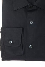 Black Cotton Men Shirt Robert Friedman