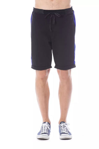 Black Cotton Men Short Verri