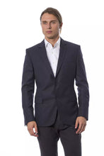 Blue Wool Men Blazer Verri