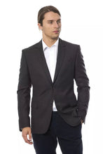 Gray Wool Men Blazer Verri