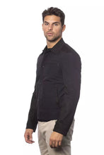 Black Cotton Men Bomber Jacket Verri