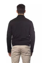 Black Cotton Men Bomber Jacket Verri