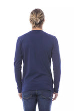 Blue Cotton Men T-Shirt Verri