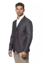 Gray Cotton Men Blazer Verri