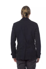 Blue Cotton Men Blazer Verri
