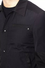 Black Cotton Men Bomber Jacket Verri
