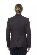 Gray Wool Men Blazer Verri